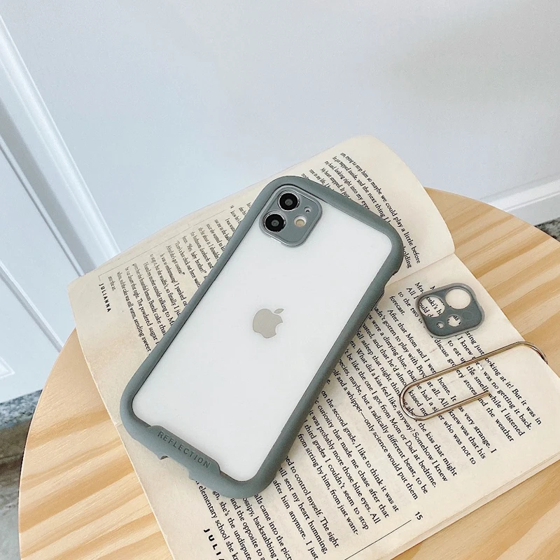 iphone 13 mini case clear iFace Transparent Bumper Shockproof phone Cace For iphone 13 12pro max X XR XS Max 7 8 Plus SE2 11 Anti-Drop Back Cover best iphone 13 mini case