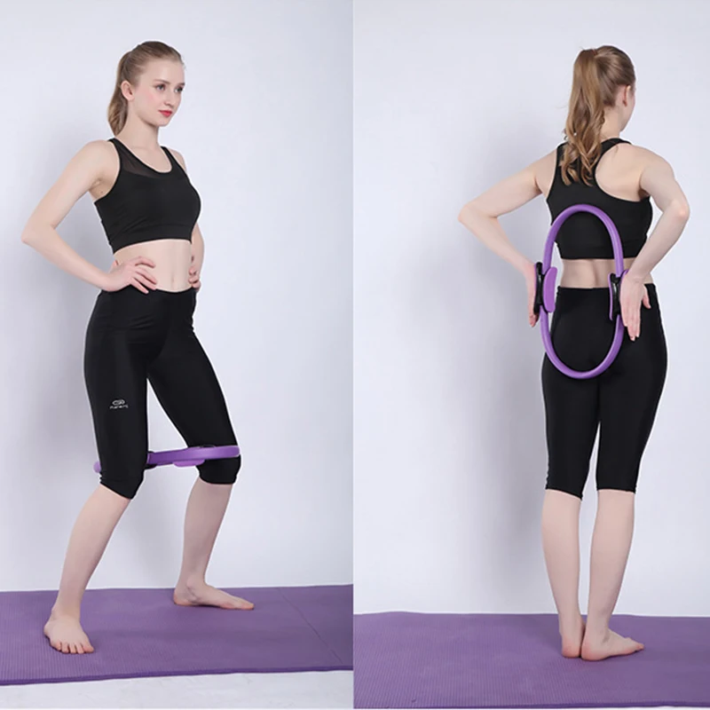 Professional Pilates Yoga Circle High quality Comfortable Handle Practical helpful Training Ring portable Pilates Accessories