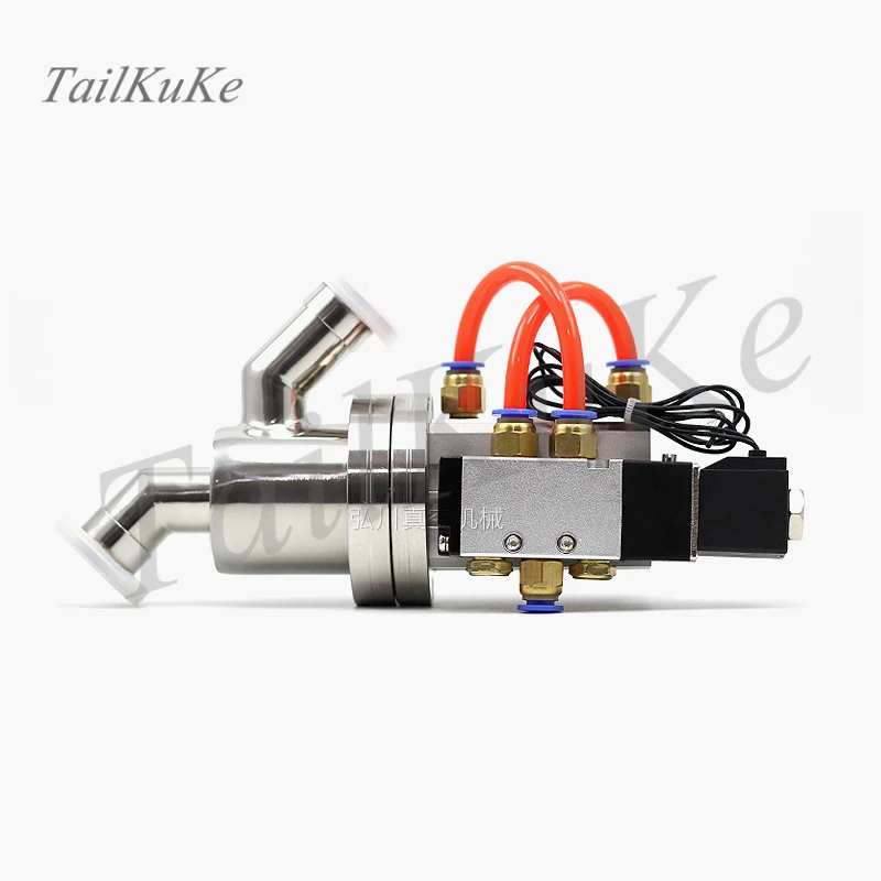 KF Pneumatic Vacuum Baffle Valve GDQ-16 GDQ-25 GDQ-40 GDQ-50 High Quality High Vacuum Angle Valve