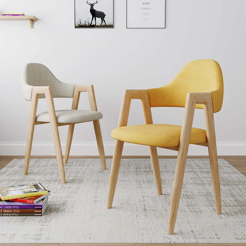 

Nordic INS Wrought Iron Soft Bag A Word Chair Restaurant Suitable Dining Chair Modern Restaurant Office Meeting Computer Chair