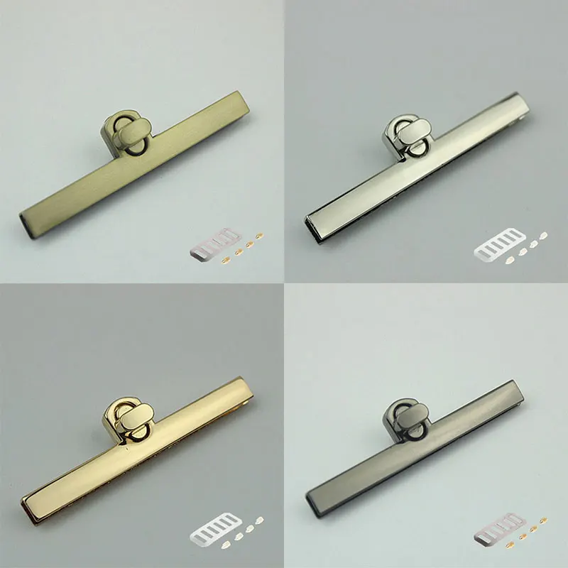Bolsa de artesanía artesanal, monedero con cierre de Metal, cierres con vuelta, Hardware de cierre, hebilla de giro, cierre de bolsa, Hardware de bloqueo, accesorio, 1 ud.