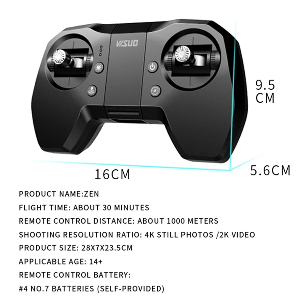 Visuo ZEN K1 gps Радиоуправляемый Дрон с 4K HD двойной камерой управление жестами 5G Wifi FPV Бесщеточный двигатель полёт 28 минут Дрон VS F11 B4W SG906