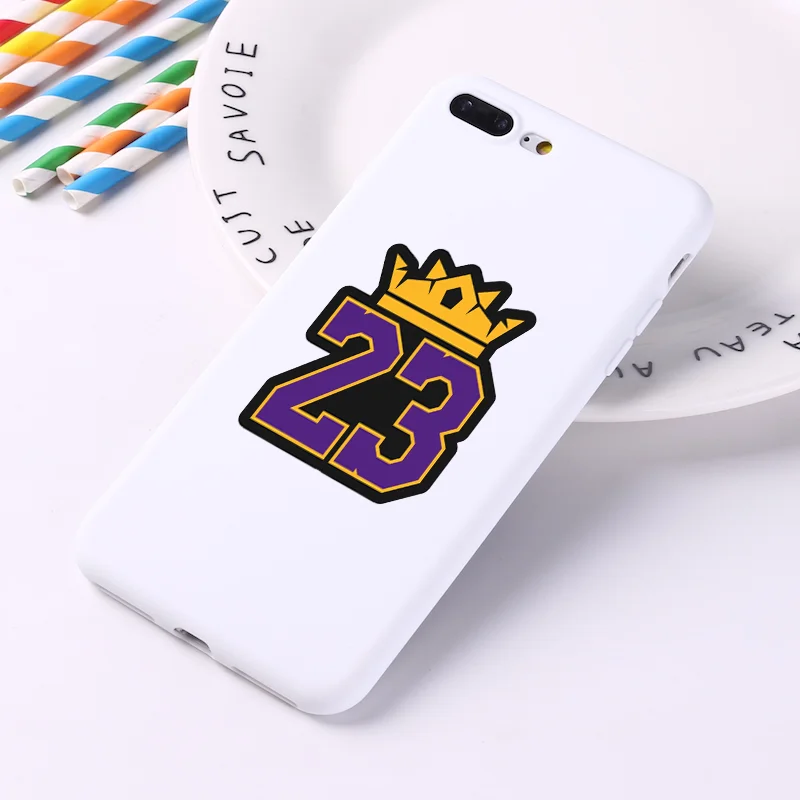LeBron king James 23 Лос-Анжелес мягкий чехол для телефона из ТПУ чехол для iPhone11 pro 5 5S se 6 6s X Xs XR MAX 7 8 plus - Цвет: W-2289