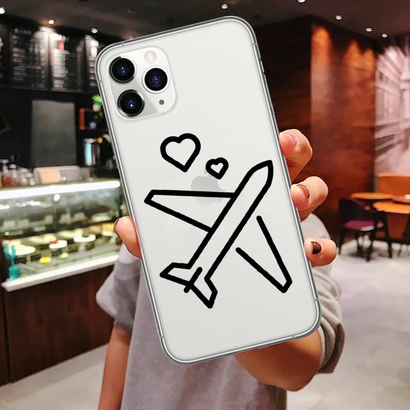 Карта мира, дорожные мягкие чехлы для телефонов Just Go, для iphone 11 Pro Max, силиконовый чехол для iPhone 6s 7 8 Plus, XR XS Max X - Цвет: TPU