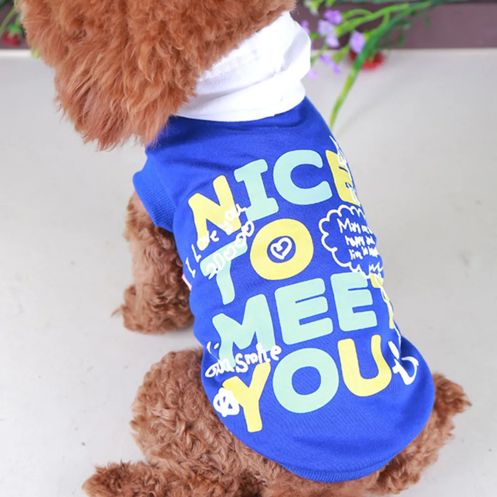 

Hooded Pet Clothes Teddy Sweater Korean Version Of Dog Clothing Summer Autumn Short Sleeves Cartoon Hooded Four-legged Shirt