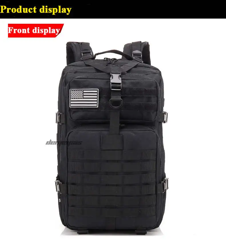 45L Тактический походный Рюкзак Molle система водонепроницаемый походный рюкзак стрельба военная армейская Боевая сумка