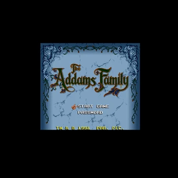 

Addams Family USA Version 16 bit Big Gray Game Card For NTSC Game Player