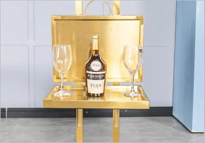 Stainless steel beauty salon trolley hair cutting and hair receiving folding trolley special tool car for salon