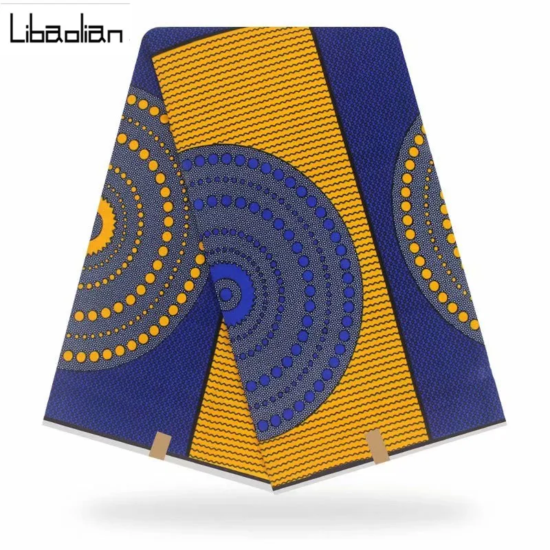 Новое поступление Анкара воск ткань Африканская высокое качество голландский wax100% хлопок гарантировано натуральный воск Африканский принт ткань F911-7
