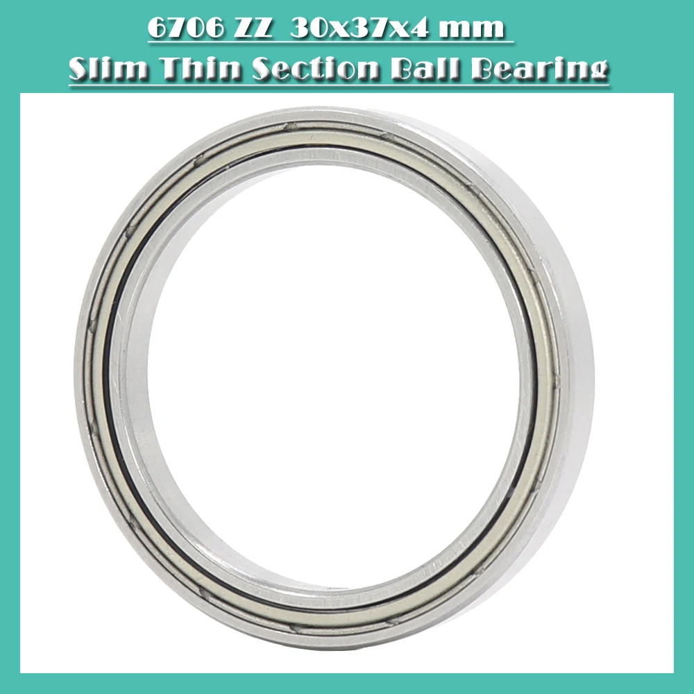 6706ZZ подшипник 30*37*4 мм (4 шт.) тонкий 61706ZZ шарикоподшипники 6706 Z ZZ | Игрушки и хобби