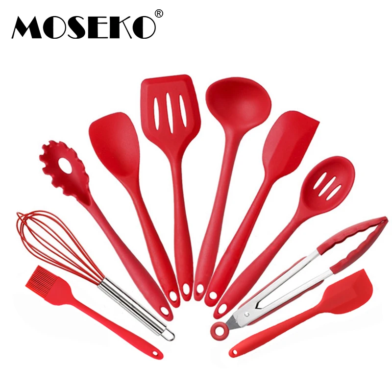 MOSEKO силиконовая лопаточка термостойкая суповая ложка-кисточка антипригарная специальная кухонная лопатка кухонные инструменты посуда