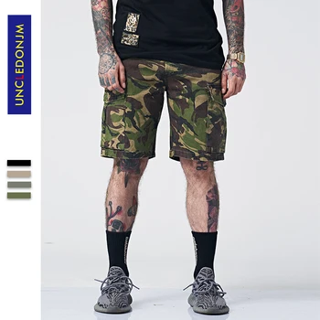 

UNCLEDONJM Military Cargo Shorts Men Summer Camouflage Streetwar Hip hop Comfortable Men Tactical Camo Cargo Shorts MAR-8002