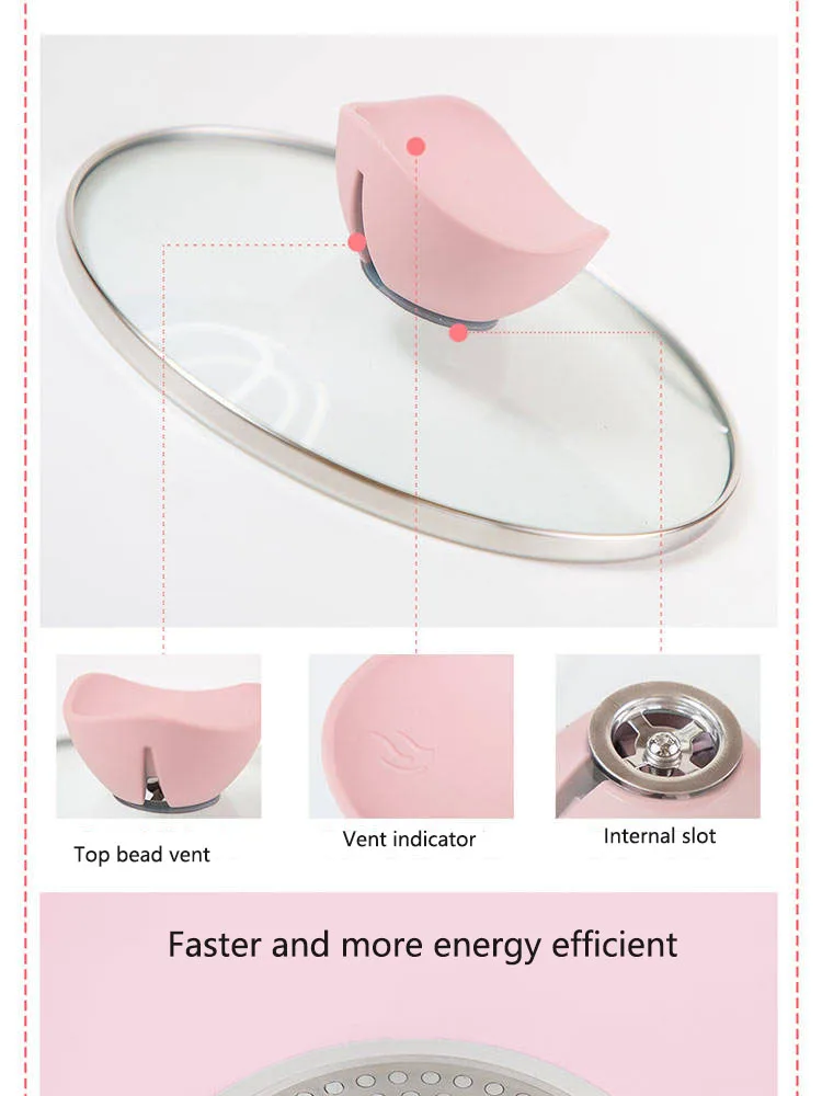 Baby Baby Food Supplement Pot Multi-function Rice Stone Milk Pot Non-stick Pot Small Pot Omelette Pot Cooking Pot Porridge Pot