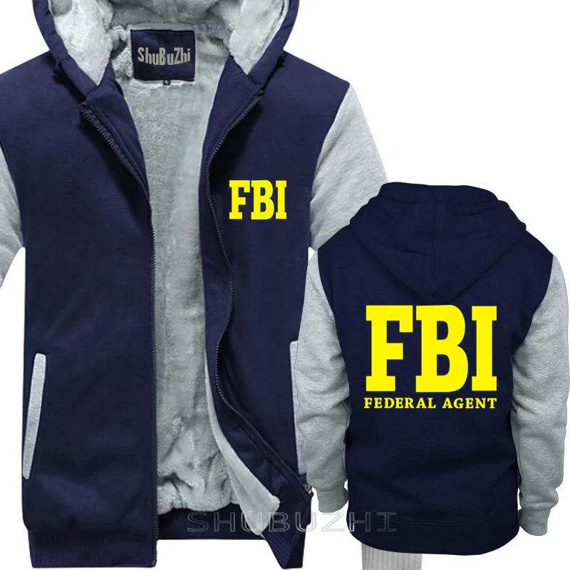 Federal Agent Bureau Of Investigation FBI Толстая куртка Мужская t Agent Секретная служба полицейский Забавный пуловер sbz5167
