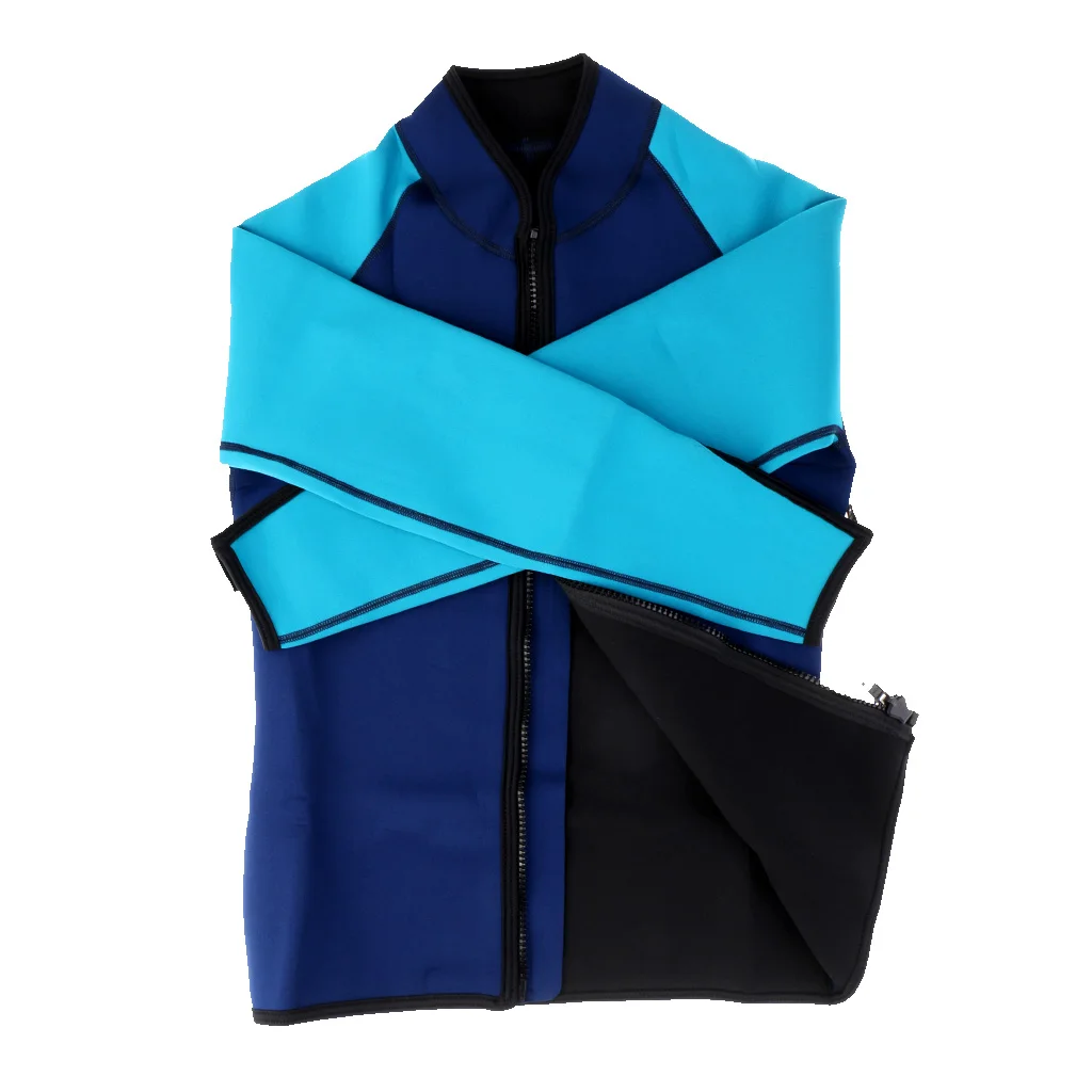 2mm Men Neoprene Scuba Diving Jacket Wetsuit UV Protect Swimsuit Swim Surf Top Scuba Diving Jacket Surfing Wetsuit