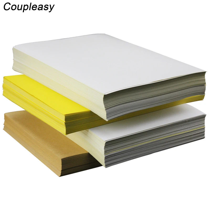 50 листов/упаковка цветная клейкая бумага A4 пустая наклейка бумага для печати этикеток для струйных лазерных принтеров принадлежности для супермаркетов