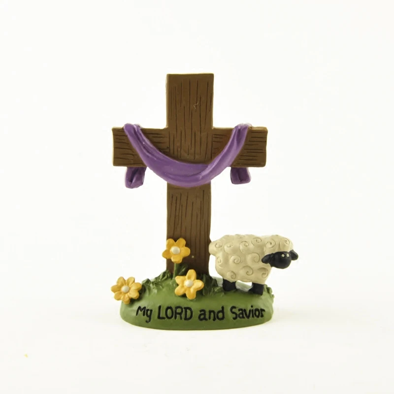 

The Birth Of Jesus American Country Decorations Sunday School Gifts Christian Crosses my LORD and Savior Jesus Cross Ornaments