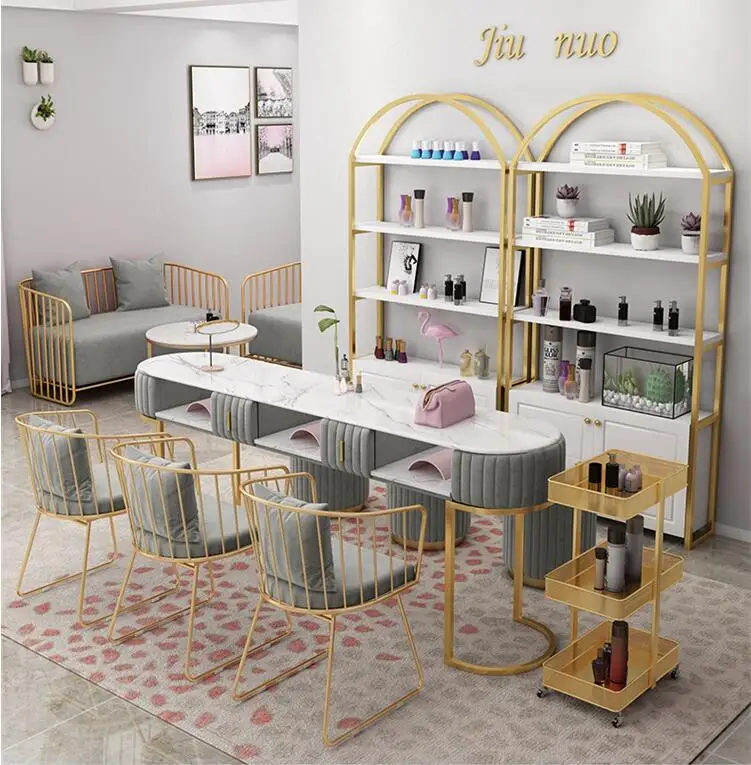 Nordic single and double manicure table net red economic manicure and table