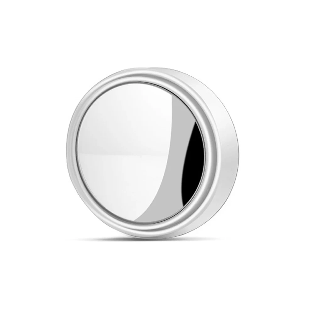 White1Pcs 360 градусов универсальное зеркало для слепых зон автомобиля Горячая Распродажа бескаркасное ультра-тонкое широкоугольное круглое выпуклое зеркало заднего вида - Цвет: White1Pcs