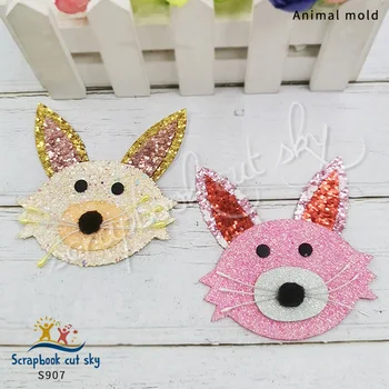 

Small rabbit die-cut wooden mold scrapbook steel-wood mold