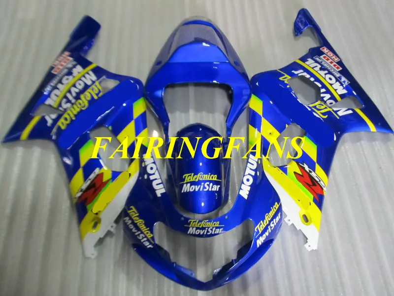 Мотоцикл инжекторный тюнинг-пакет для GSXR600 750 K1 01 02 03 GSXR 600 GSXR750 2001 2002 2003 Обтекатели Кузов+ подарки SH72