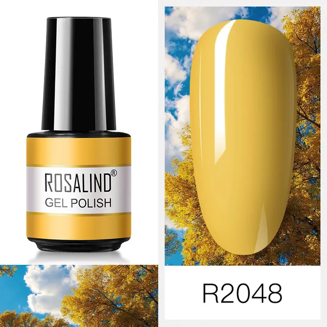 ROSALIND Nail Art 7ML Gel Polish 80 Color For Manicure Design UV Nail Polish Gel Lacquer Soak Off Semi Permanent Gel Nail Polish RAR2048