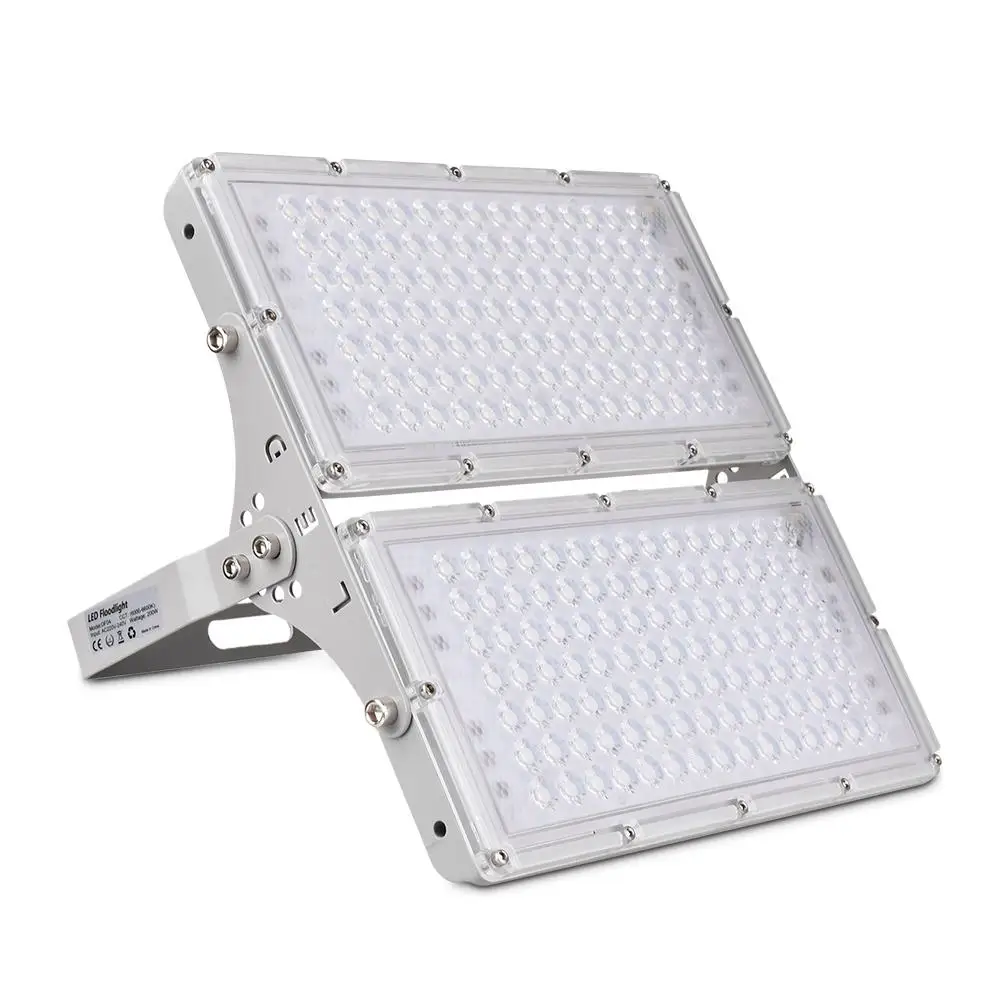 

LED Flood Light Ultra-thin IP65 Waterproof Heat Radiation Food Research Lamp LED Projector Light For Courtyard Stadium Garage