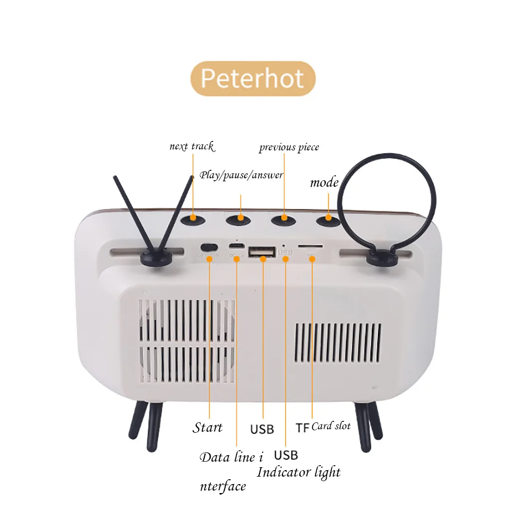 Falante Sem Bluetooth Com o telefone tv suporte беспроводной Bluetooth динамик Sem Fio Handsfree смартфонов F808