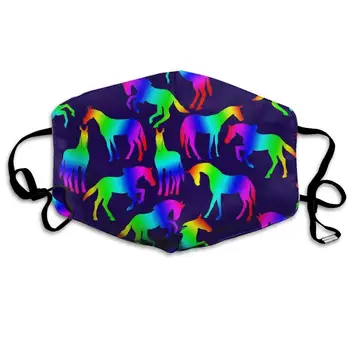 

YongColer Ideal Gift - Breathable Anti Dust Mouth Mask Warm Windproof Reusable Washable Half Face Mask Fashion Novelty Rainbow