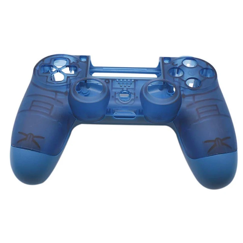 

Clear Blue Replacement Front Back Housing Shell Protective Case for Playstation 4 Pro PS4 Pro 4.0 V2 JDM 040 JDS 040 Controller