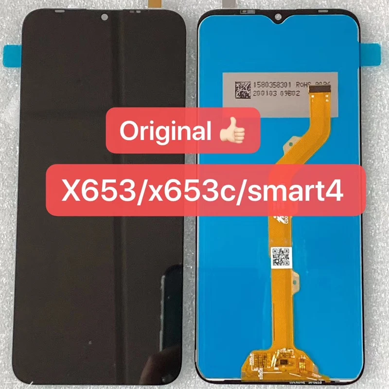 Infinix Smart 4x653 Lcd Display Touch Panel Layar Digitizer Infinix Smart 4c X653c Kaca Combo Perakitan Pengganti Ponsel Layar Lcd Aliexpress