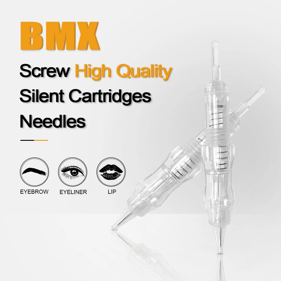 

Biomaser 30/60/120Pcs Permanent Makeup Cartridges Needles Tattoo Needles For PMU Tattoo Machine Eyebrow Cartridge Needles