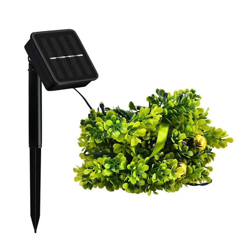 

NEW Solar Powered Fairy Light Wedding Garland Light LED String Garden Outdoor Lamp Waterproof Christmas Street Yard Fence Decor
