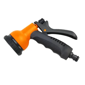 

Garden Hose Nozzle Anti-Leak Flow Control Heavy Duty Sprayer with Rubberized Grip for Watering Lawn and Garden Cleaning Car Wash