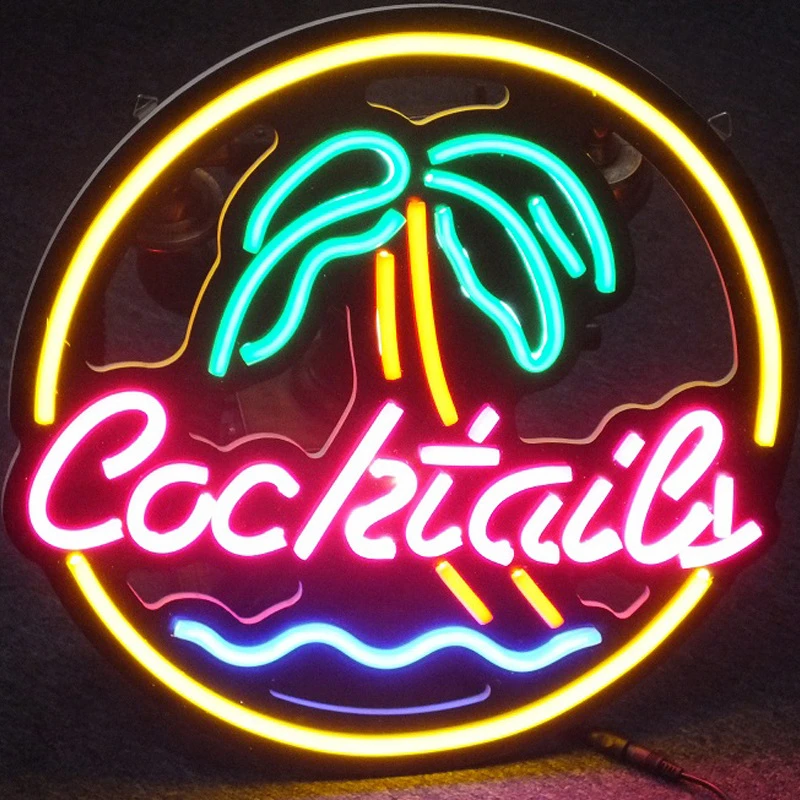 Custom LED Neon Sign Light Cocktail Dreams Flex Neon  HandMade Beer Bar Shop Logo Pub Store Club Nightclub