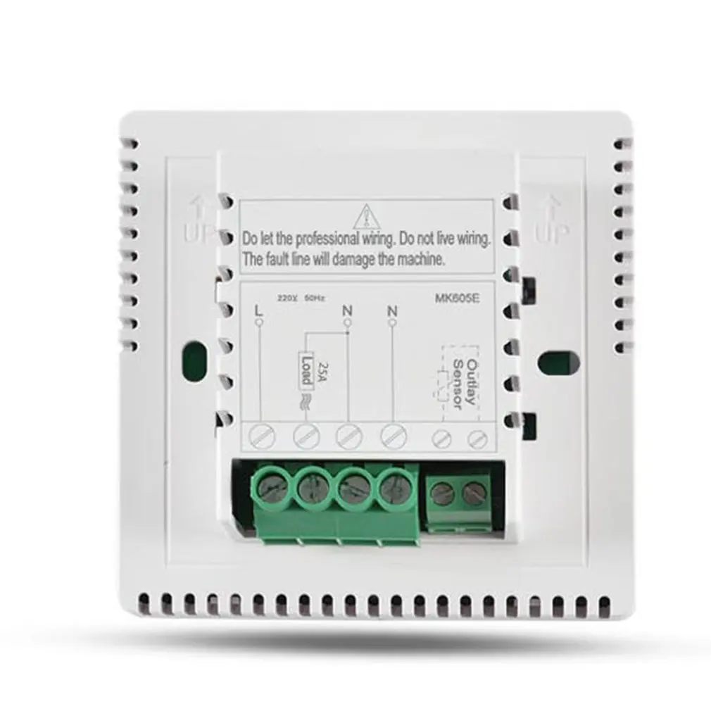 V705H большая акция 220V 25A lcd программируемый комнатный термостат для подогрева пола Комнатный контроллер температуры