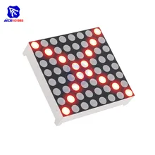 Diymore 8x8 красный светодиодный матричный диаметр 3 мм. Общий анод светодиодный модуль платы для Arduino