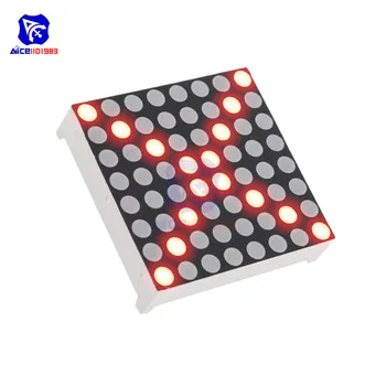 

diymore 8x8 Red LED Matrix 3mm Dia. Common Anode LED Board Module for Arduino