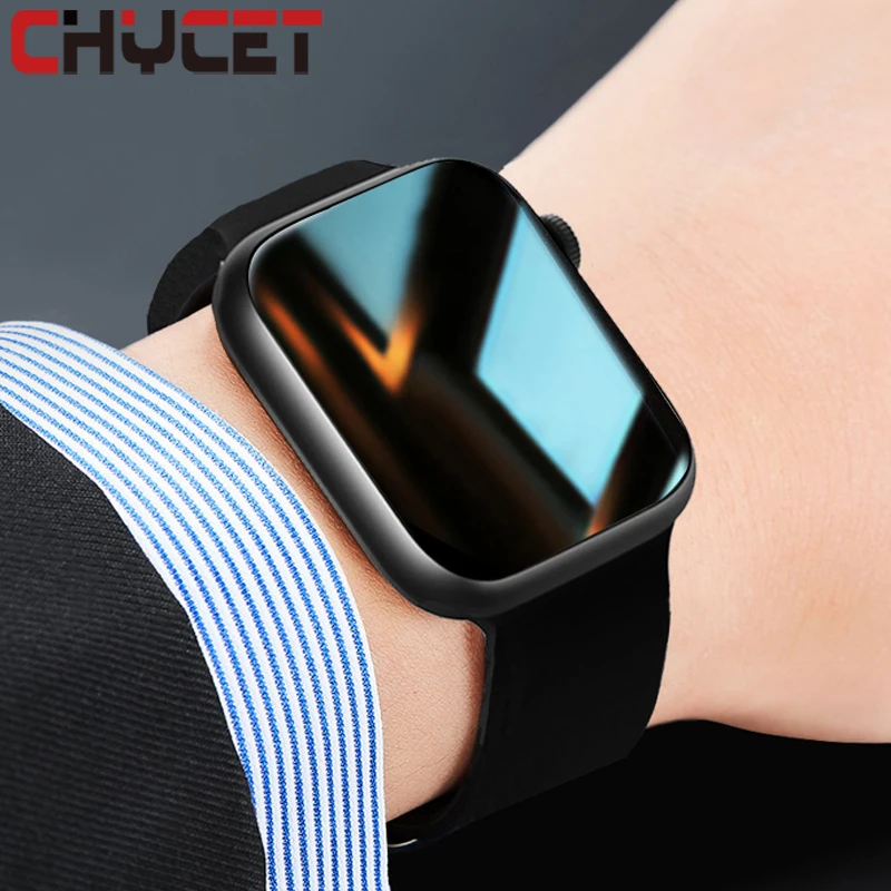 CHYCET-reloj inteligente IWO para hombre y mujer, pulsera deportiva con control del ritmo cardíaco, presión arterial, oxígeno y música