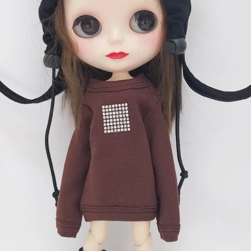B lythe BJD 1/6 azone ob24 ob27 толстовка из чистого хлопка для кукольных аксессуаров модная кукольная одежда наряды для кукол