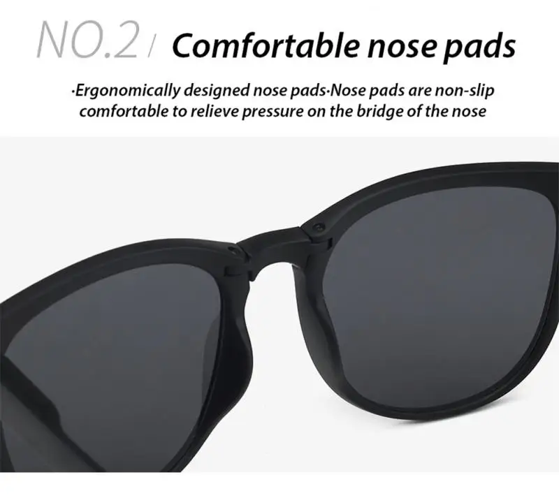 Sunglasses Driving Mirror Sun Glasses Foldable Goggles Ultralight Sunglasses Anti-ultraviolet Sunglasses HD UV Protection Retro designer sunglasses for women