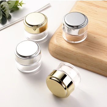 

Plastic Empty Eye Cream Pot Cosmetic Skin Care Jar Container Sub-bottling Refillable Bottles With Lid 20g Portable Travel