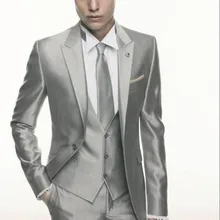 Мужской костюм из 3 предметов(пальто+ куртка+ брюки) Мужская Свадебная Новинка Lang Yanwei вечерние лучшие платья