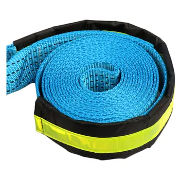 

Hauling Rope Truck Pickup U-Hook Dacron Double Thickened Car Rescue Rope Pull Cart Tow Rope