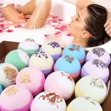 Горячая ванна соль мяч для тела отбеливание кожи облегчение стресса душ бомбы мяч подходит для любой кожи Подходит для любой кожи
