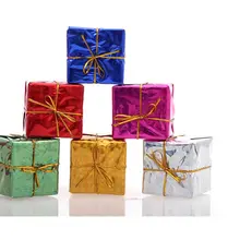 B-Shinny подарочные коробки посылка вечерние Рождественские елки висячие украшения Рождественский орнамент сад свадебные принадлежности многоцветные