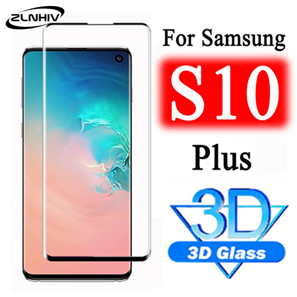Zlnвич закаленное стекло для samsung Galaxy S8 S9 S10 plus полное покрытие на S7 edge Защитная