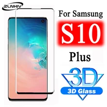 Zlnвич закаленное стекло для samsung Galaxy S8 S9 S10 plus полное покрытие на S7