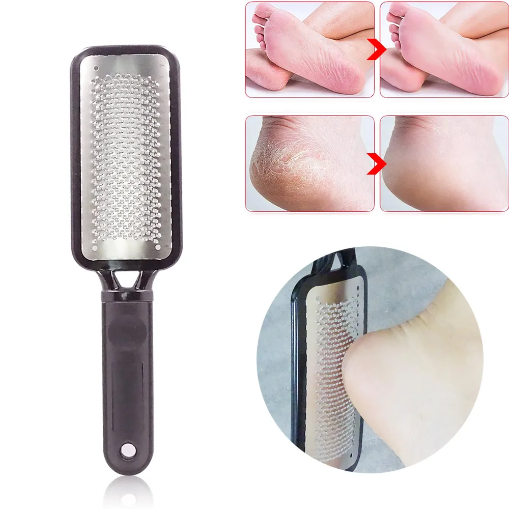 1 шт блок для удаления мозолей для ног, скраб для рук, маникюрные инструменты для ногтей, профессиональный педикюр, инструменты для ухода за ногами из нержавеющей стали