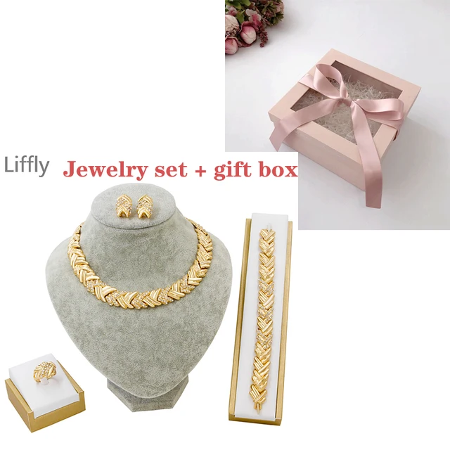 jewelry sets and box